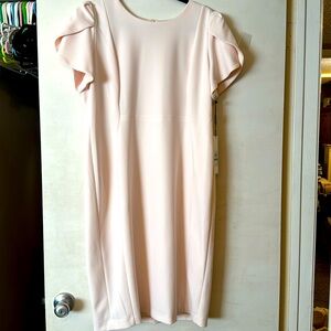 Calvin Klein light pink dress sz 16 new with tags